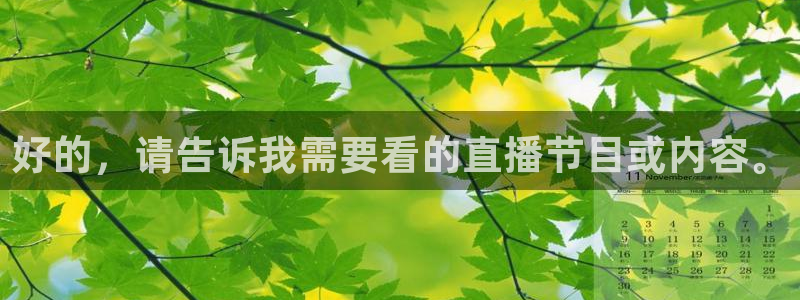 乐球吧jrs直播nba：好的，请告诉我需要看的直播节目或内容。